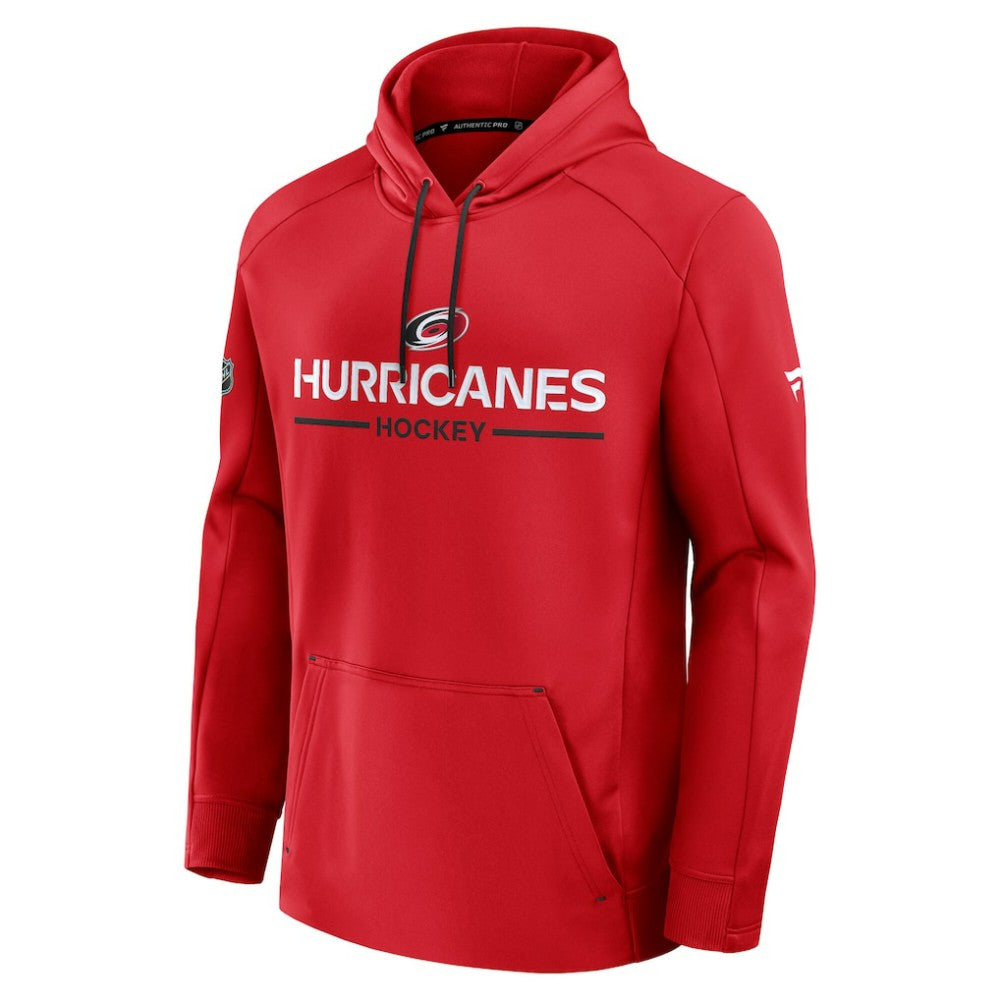 Carolina Hurricanes Fanatics Authentic Pro Rink Hoodie - Red Hoodies