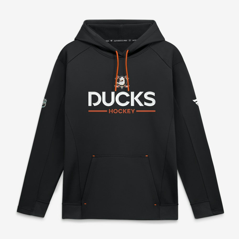 Anaheim Ducks Fanatics Authentic Pro Rink Hoodie - Black Hoodies