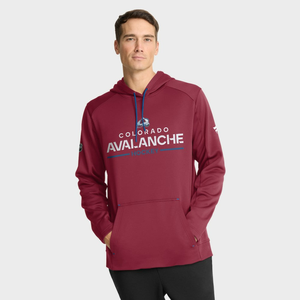 Colorado Avalanche Fanatics Authentic Pro Rink Hoodie - Burgundy Hoodies