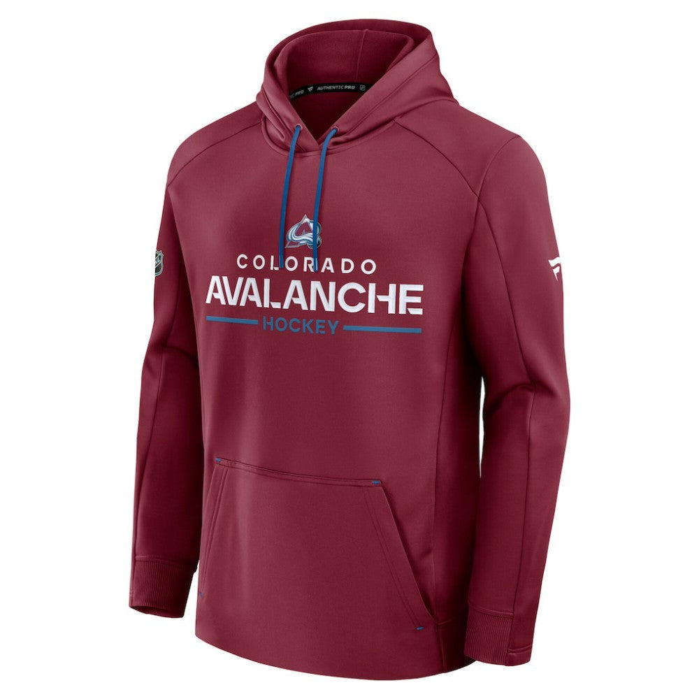 Colorado Avalanche Fanatics Authentic Pro Rink Hoodie - Burgundy Hoodies