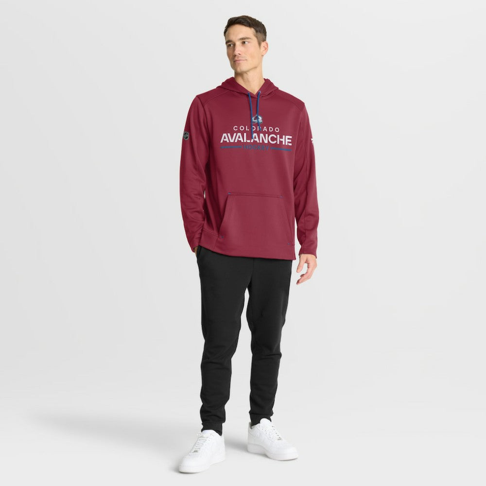 Colorado Avalanche Fanatics Authentic Pro Rink Hoodie - Burgundy Hoodies
