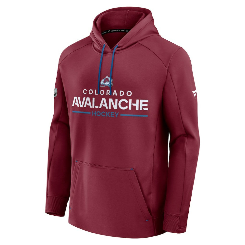 Colorado Avalanche Fanatics Authentic Pro Rink Hoodie - Burgundy Hoodies
