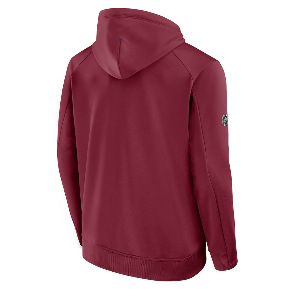 Colorado Avalanche Fanatics Authentic Pro Rink Hoodie - Burgundy Hoodies