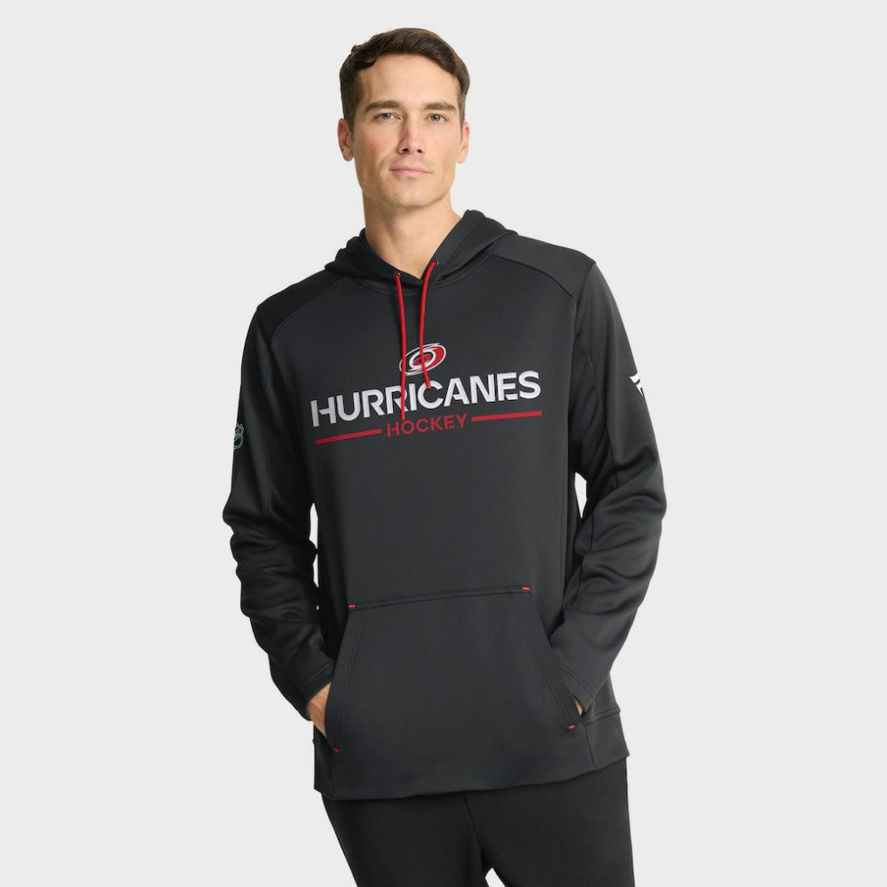 Carolina Hurricanes Fanatics Authentic Pro Rink Hoodie - Black Hoodies