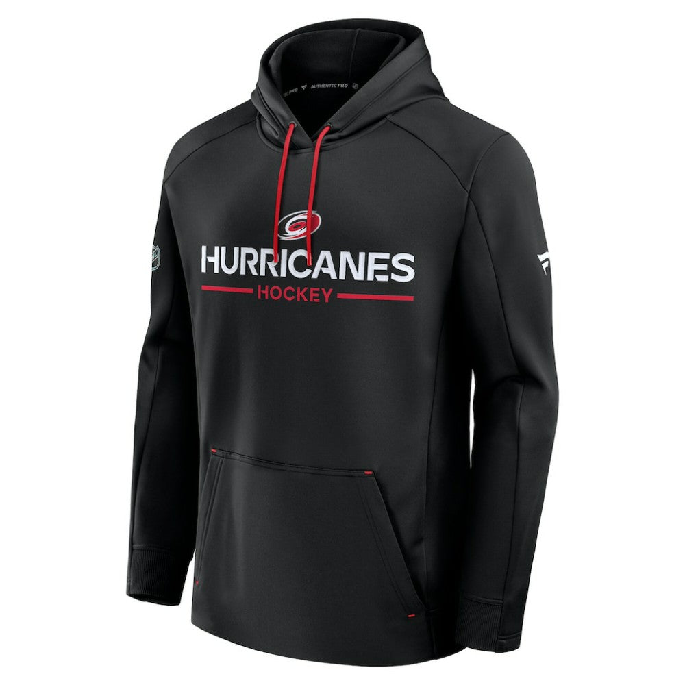 Carolina Hurricanes Fanatics Authentic Pro Rink Hoodie - Black Hoodies