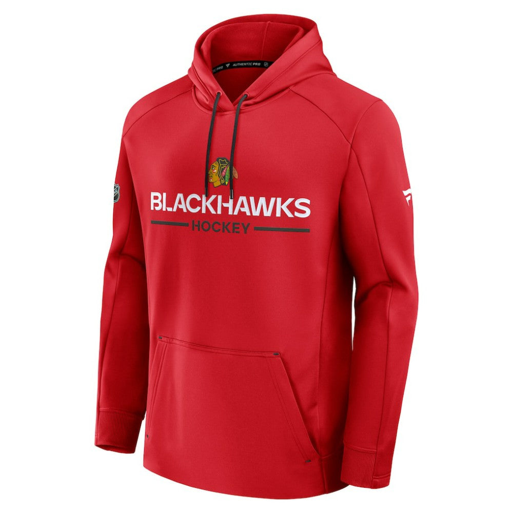 Chicago Blackhawks Fanatics Authentic Pro Rink Hoodie - Red Hoodies