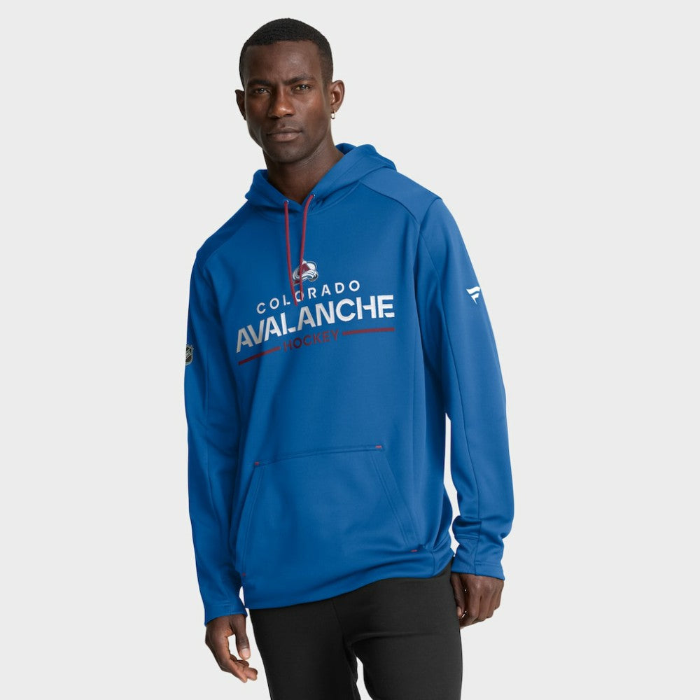 Colorado Avalanche Fanatics Authentic Pro Rink Hoodie - Blue Hoodies
