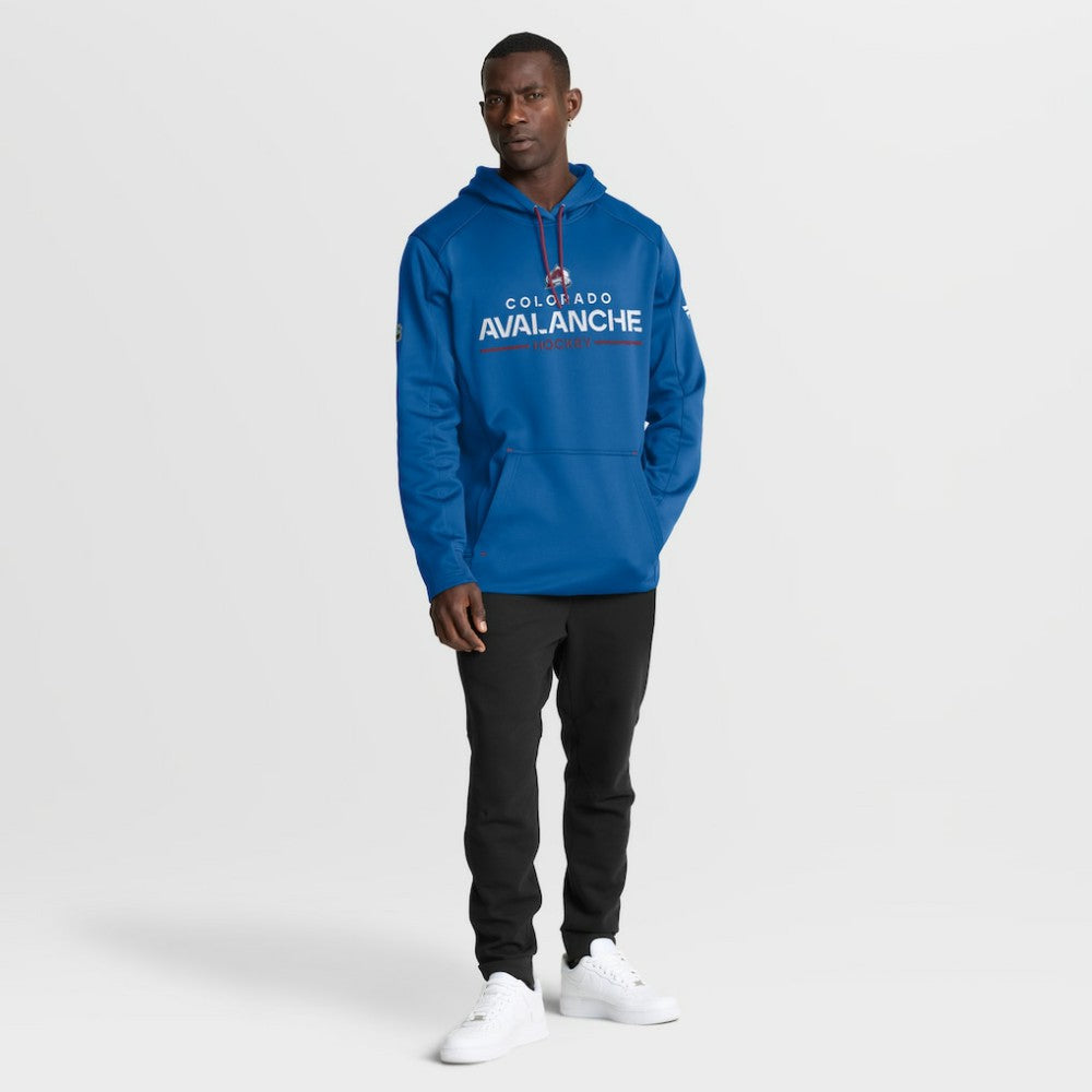 Colorado Avalanche Fanatics Authentic Pro Rink Hoodie - Blue Hoodies