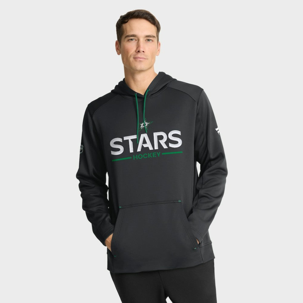 Dallas Stars Fanatics Authentic Pro Rink Hoodie - Black Hoodies