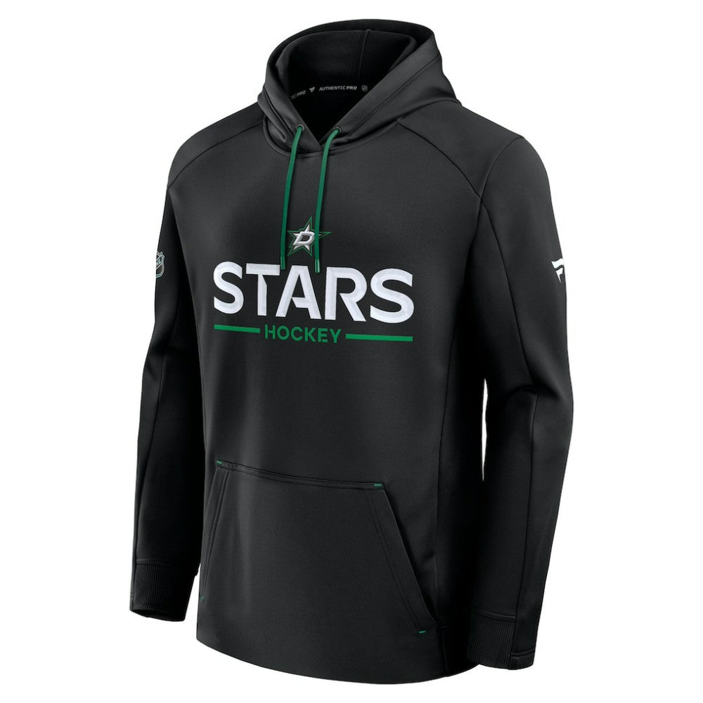Dallas Stars Fanatics Authentic Pro Rink Hoodie - Black Hoodies
