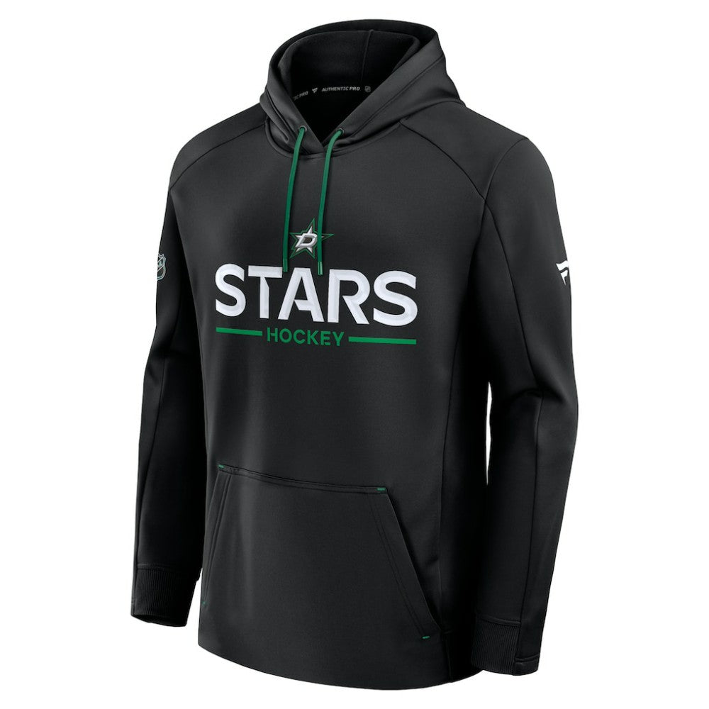 Dallas Stars Fanatics Authentic Pro Rink Hoodie - Black Hoodies