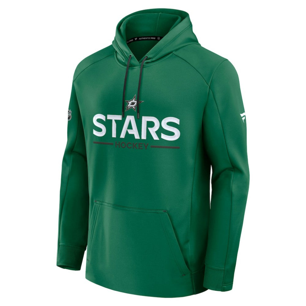 Dallas Stars Fanatics Authentic Pro Rink Hoodie - Kelly Green Hoodies