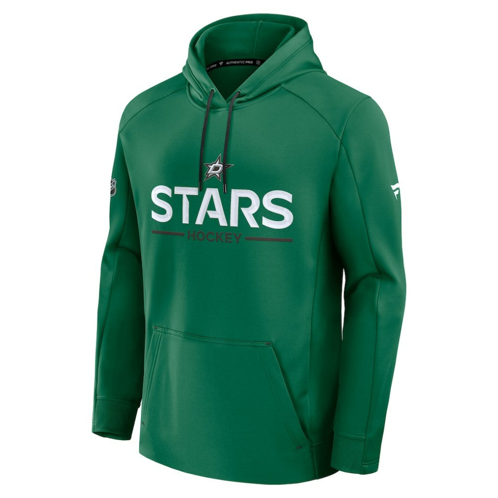Dallas Stars Fanatics Authentic Pro Rink Hoodie - Kelly Green Hoodies