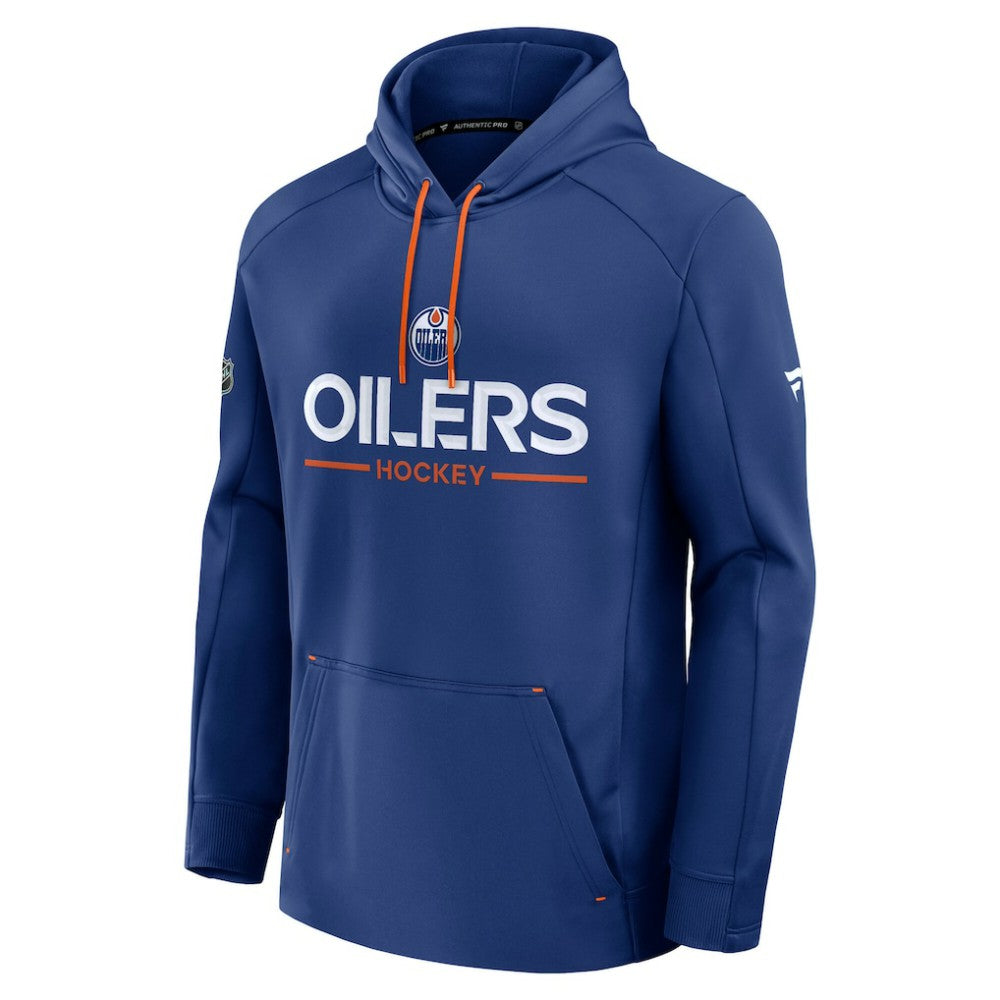 Edmonton Oilers Fanatics Authentic Pro Rink Hoodie - Royal Hoodies