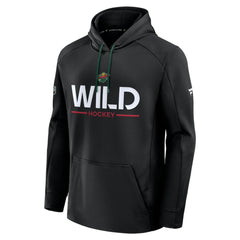 Minnesota Wild Fanatics Authentic Pro Rink Hoodie - Black Hoodies