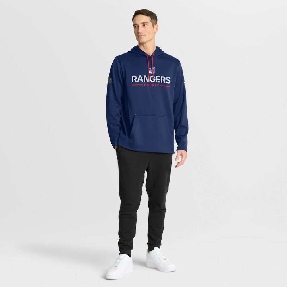 New York Rangers Fanatics Authentic Pro Rink Hoodie - Navy Hoodies