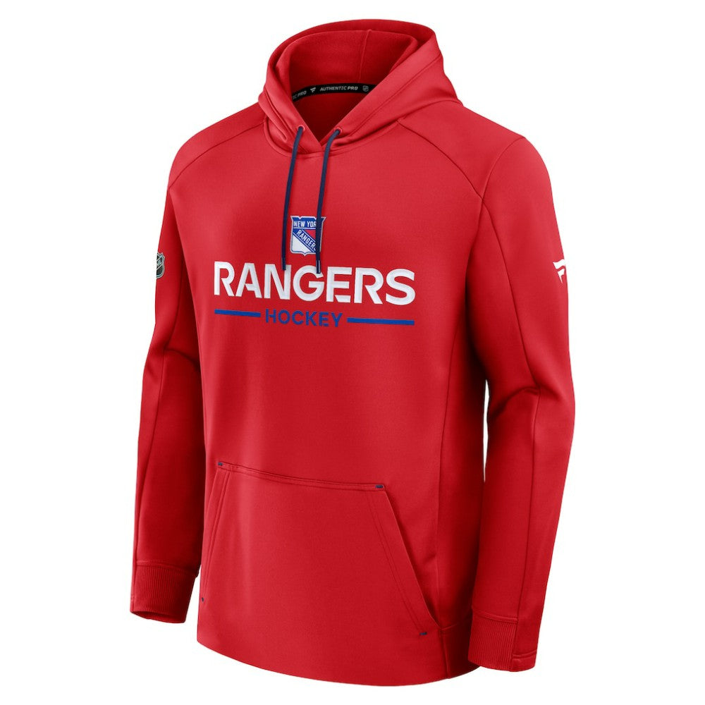 New York Rangers Fanatics Authentic Pro Rink Hoodie - Red Hoodies