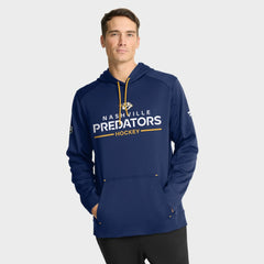 Nashville Predators Fanatics Authentic Pro Rink Hoodie - Navy Hoodies