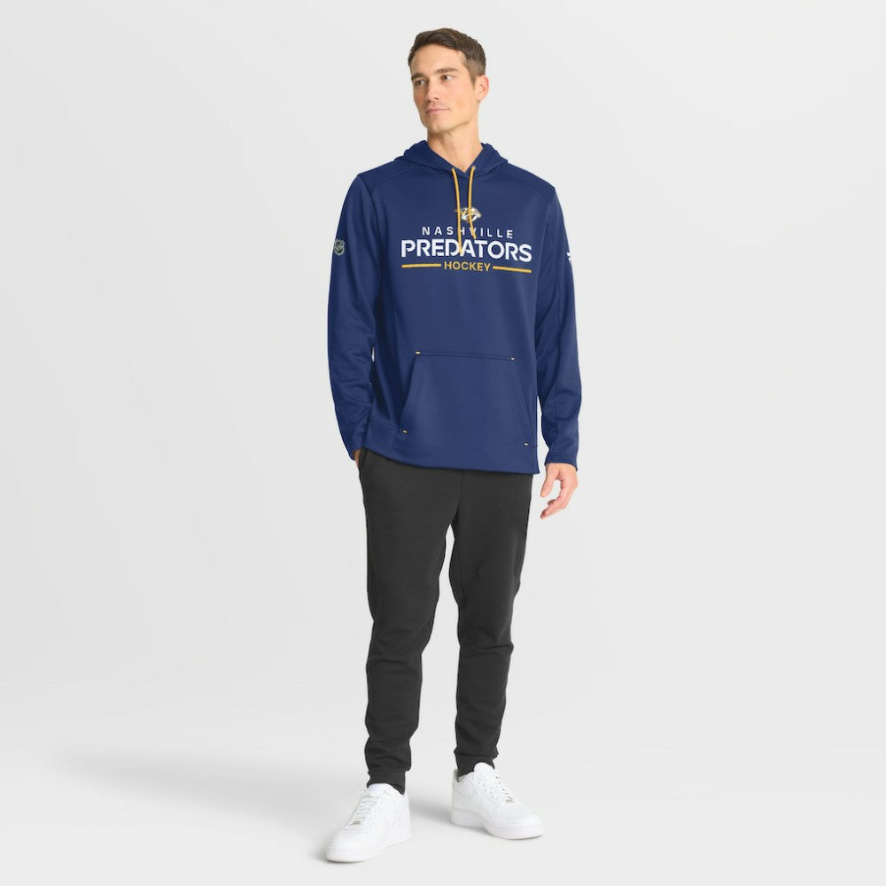 Nashville Predators Fanatics Authentic Pro Rink Hoodie - Navy Hoodies