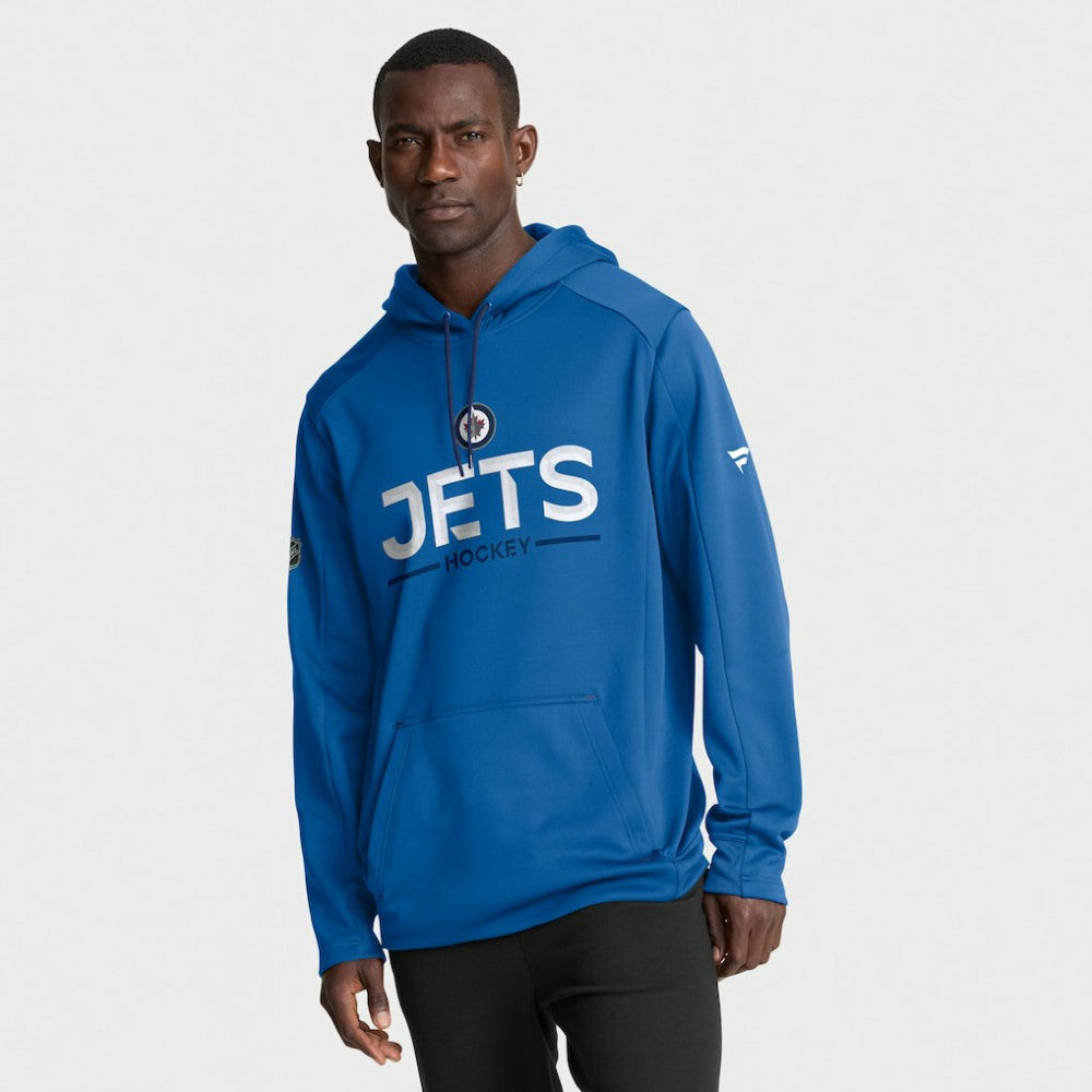 Winnipeg Jets Fanatics Authentic Pro Rink Hoodie - Blue Hoodies