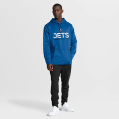 Winnipeg Jets Fanatics Authentic Pro Rink Hoodie - Blue Hoodies