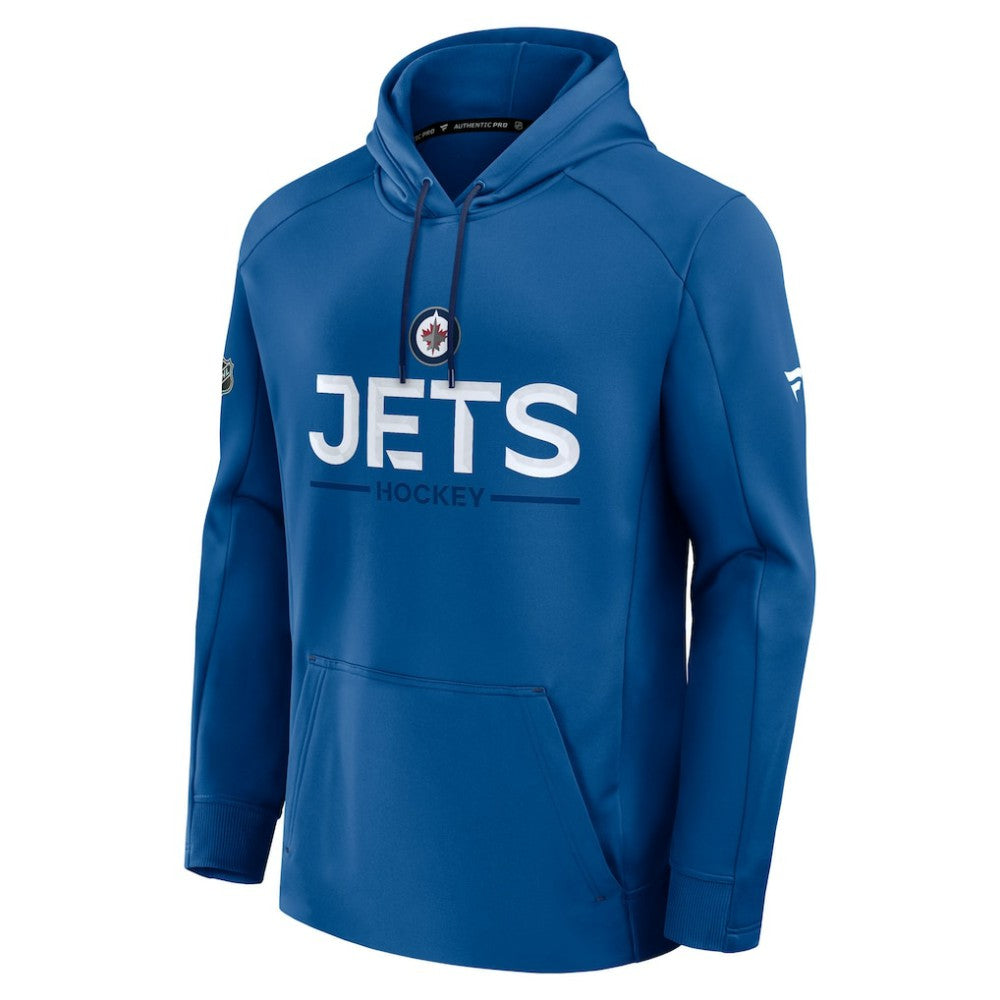 Winnipeg Jets Fanatics Authentic Pro Rink Hoodie - Blue Hoodies