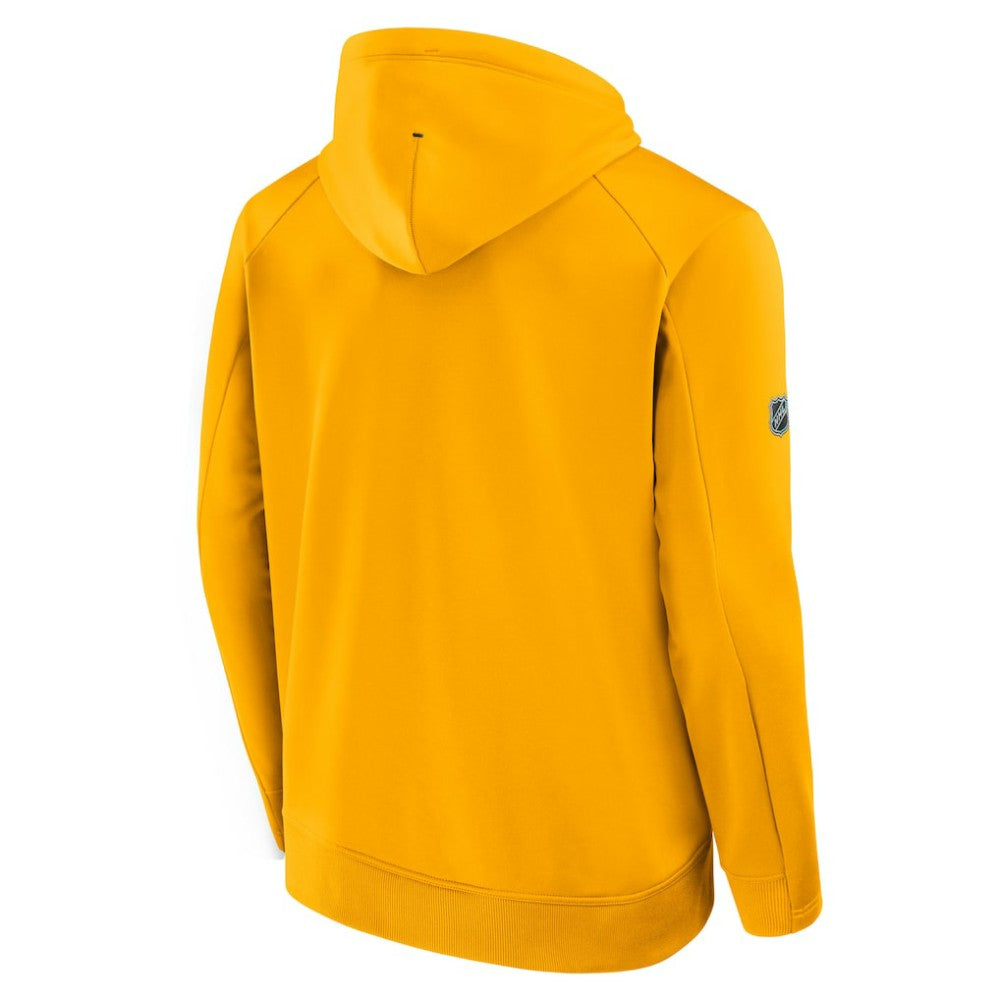 Pittsburgh Penguins Fanatics Authentic Pro Rink Hoodie - Gold Hoodies