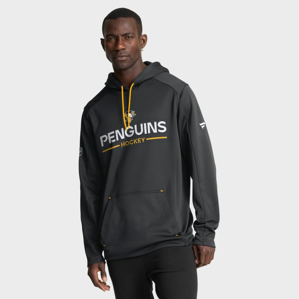 Pittsburgh Penguins Fanatics Authentic Pro Rink Hoodie - Black Hoodies