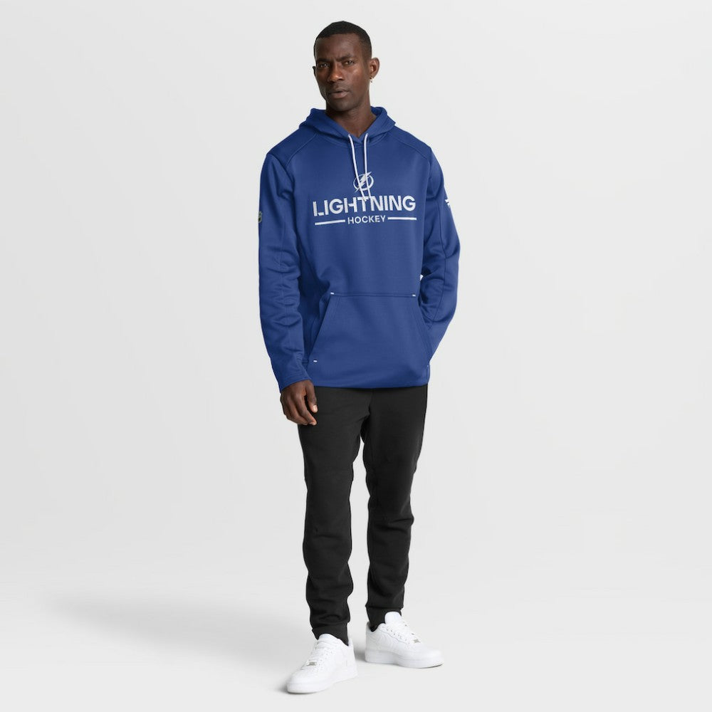 Tampa Bay Lightning Fanatics Authentic Pro Rink Hoodie - Blue Hoodies