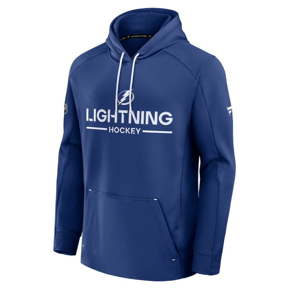 Tampa Bay Lightning Fanatics Authentic Pro Rink Hoodie - Blue Hoodies