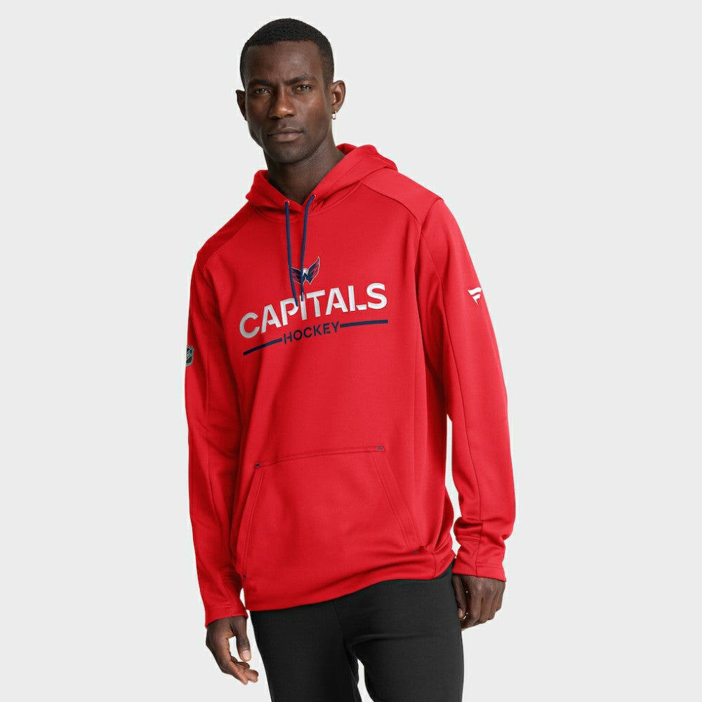Washington Capitals Fanatics Authentic Pro Rink Hoodie - Red Hoodies