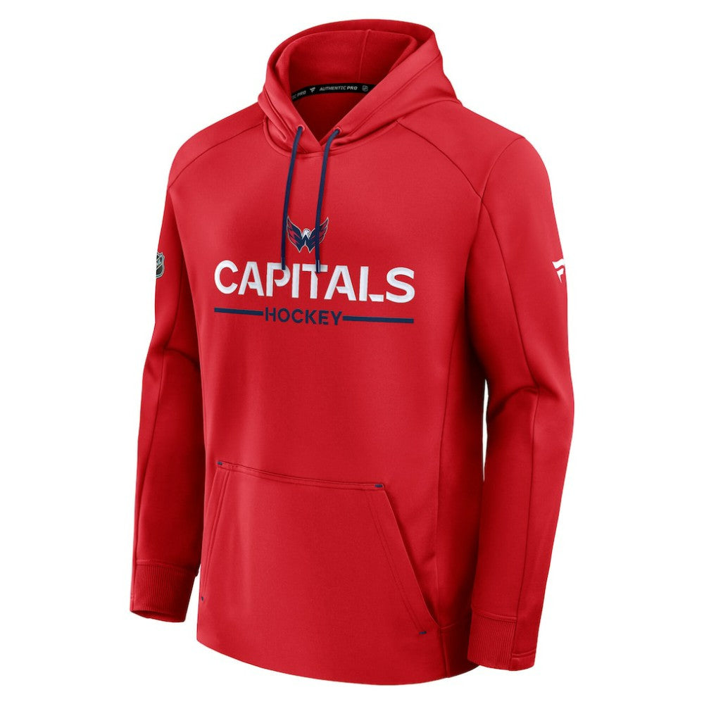 Washington Capitals Fanatics Authentic Pro Rink Hoodie - Red Hoodies