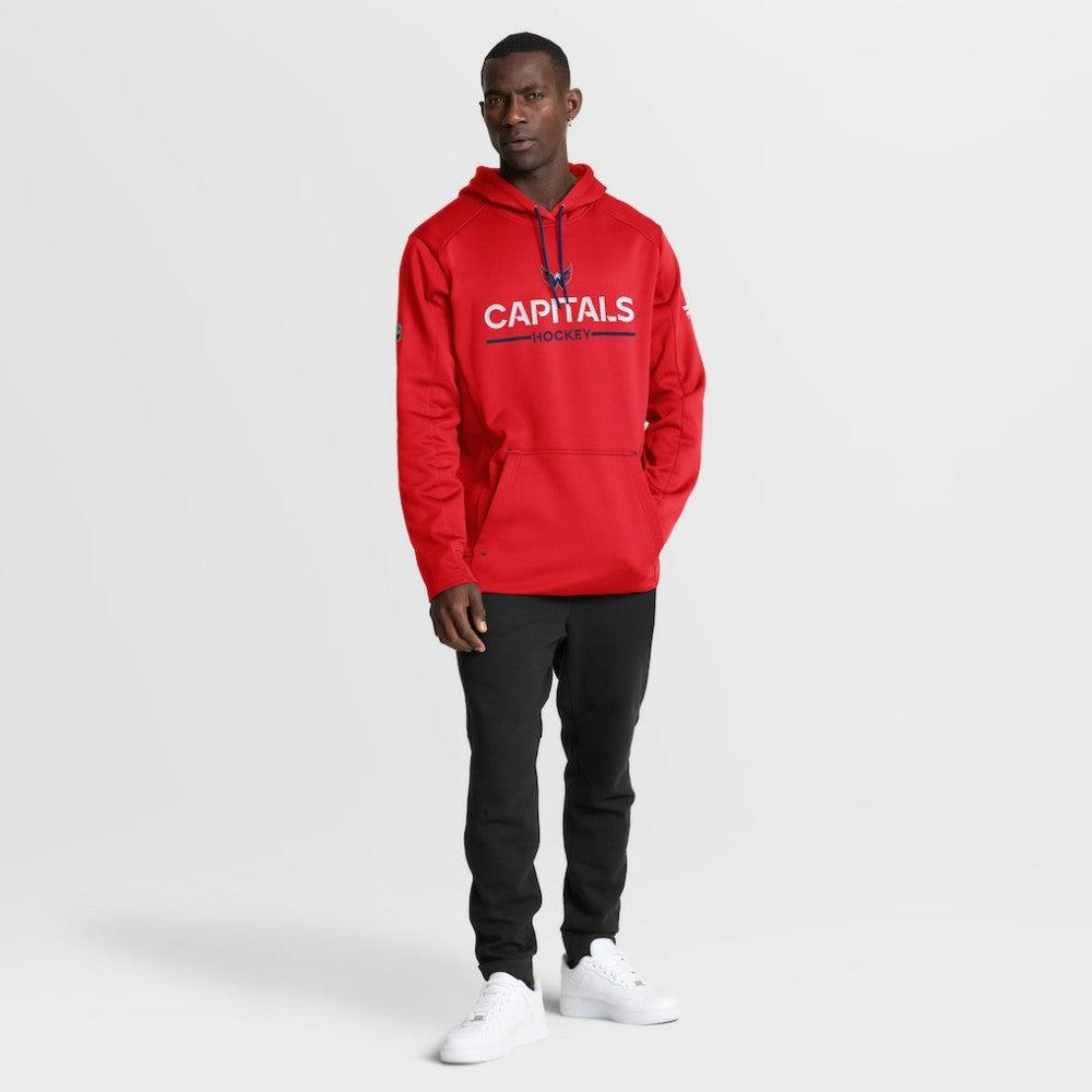 Washington Capitals Fanatics Authentic Pro Rink Hoodie - Red Hoodies
