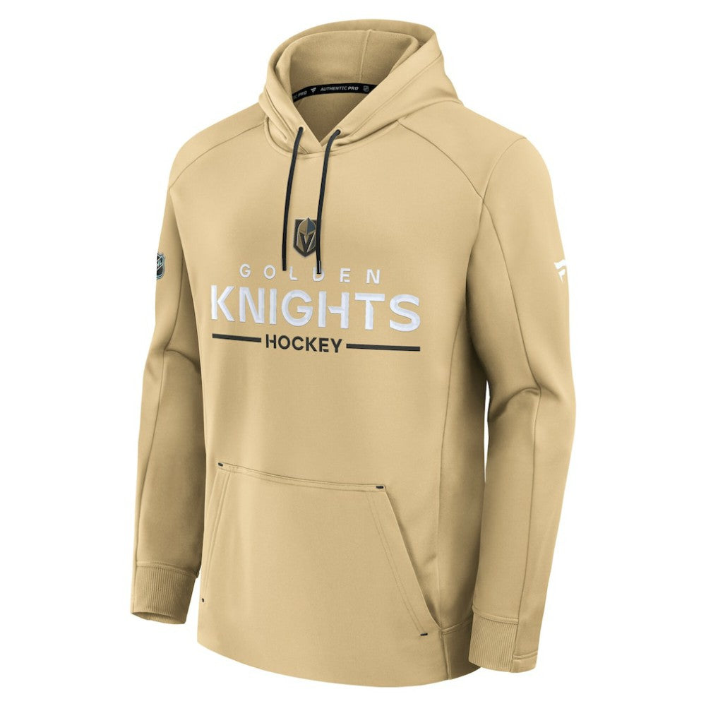 Vegas Golden Knights Fanatics Authentic Pro Rink Hoodie - Gold Hoodies