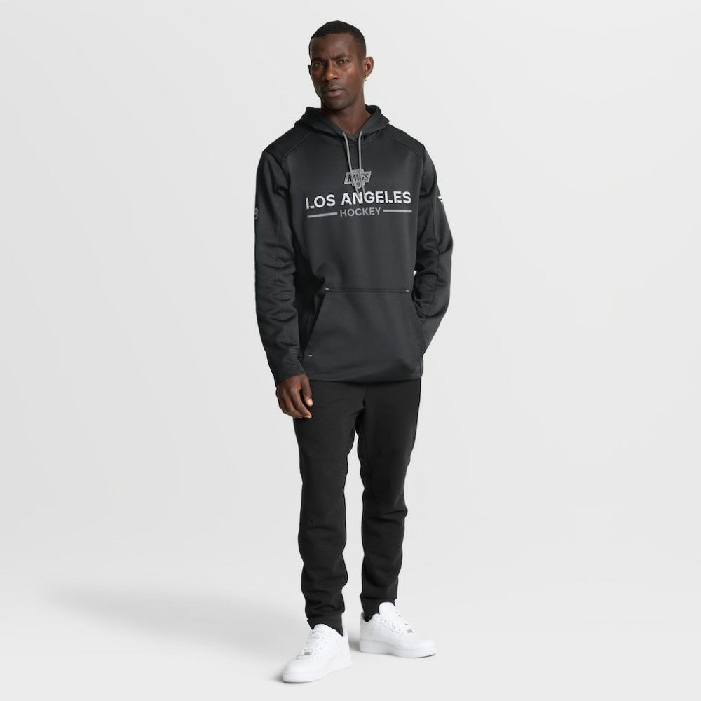 Los Angeles Kings Fanatics Authentic Pro Rink Hoodie - Black Hoodies