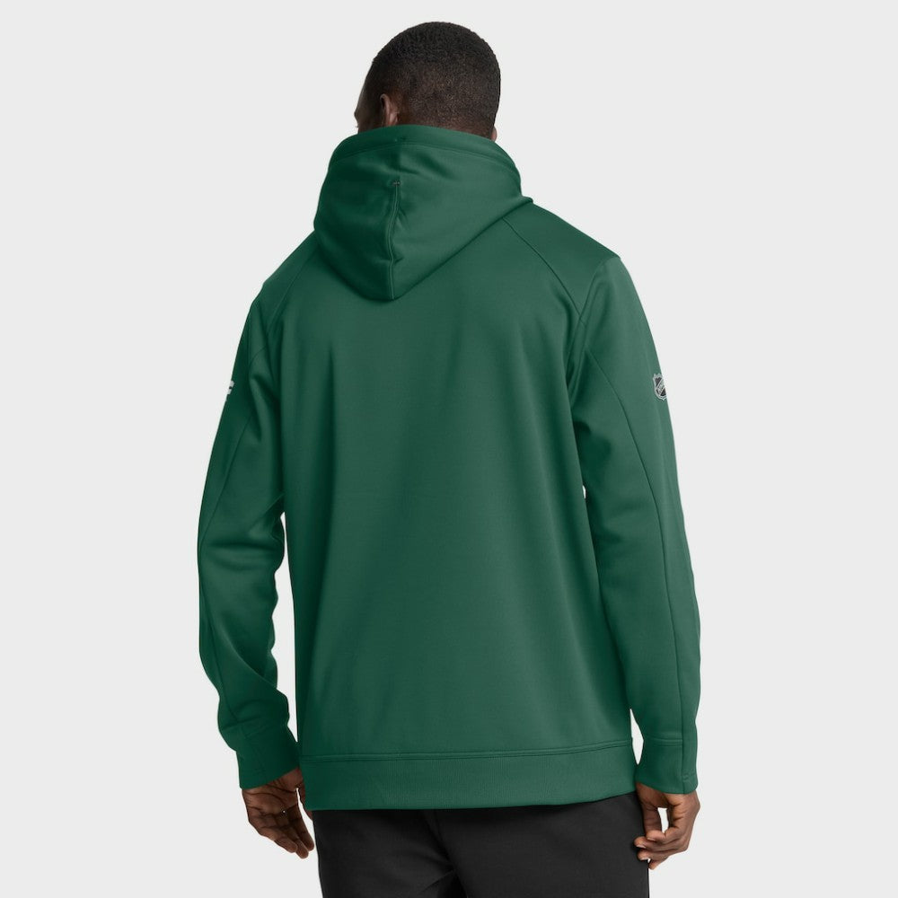 Minnesota Wild Fanatics Authentic Pro Rink Hoodie - Green Hoodies