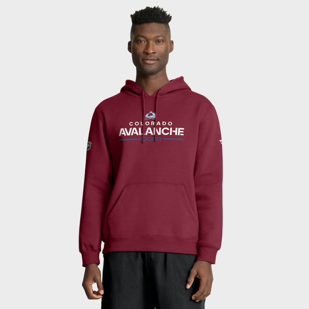 Colorado Avalanche Fanatics Authentic Pro Primary Hoodie - Burgundy Hoodies