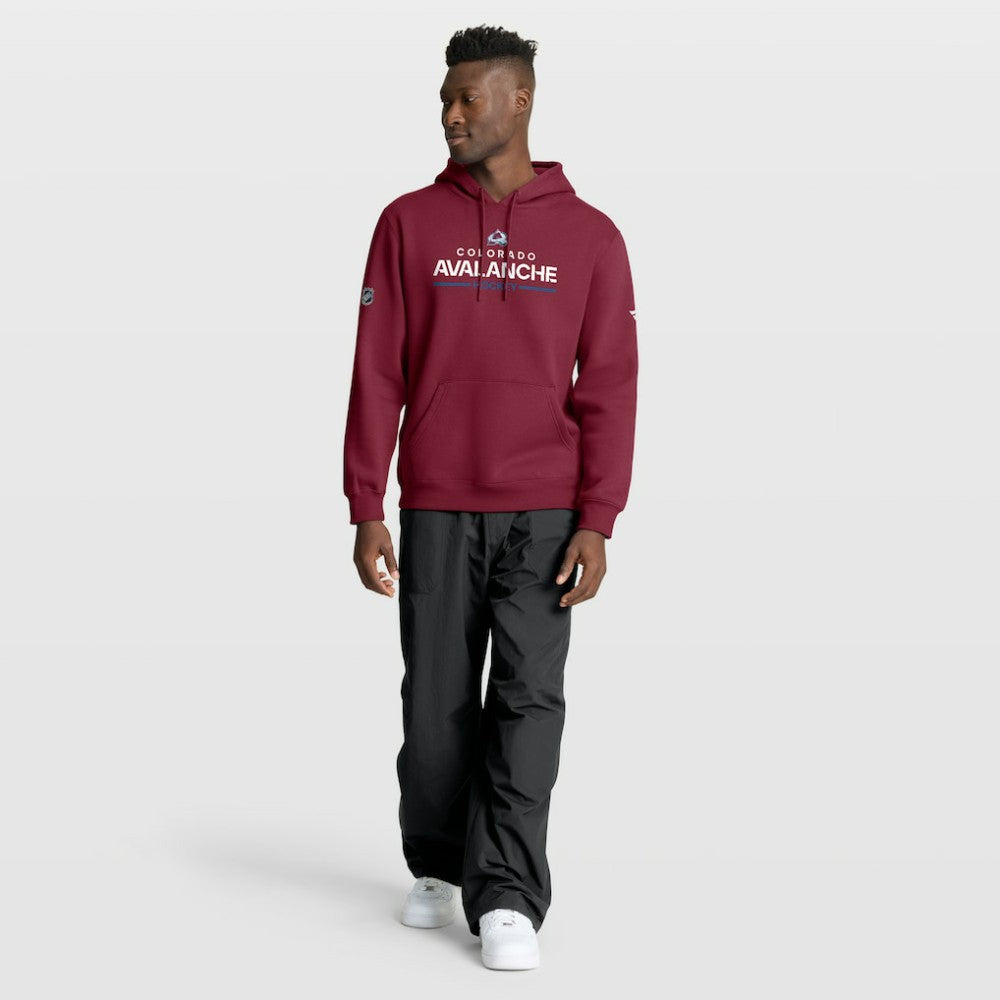 Colorado Avalanche Fanatics Authentic Pro Primary Hoodie - Burgundy Hoodies