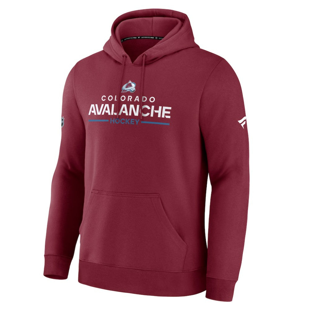Colorado Avalanche Fanatics Authentic Pro Primary Hoodie - Burgundy Hoodies