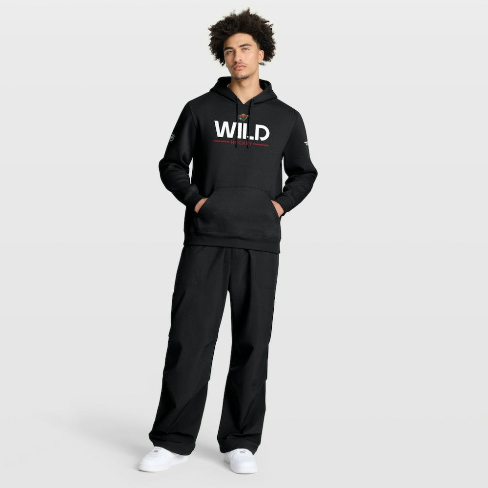 Minnesota Wild Fanatics Authentic Pro Primary Hoodie - Black Hoodies