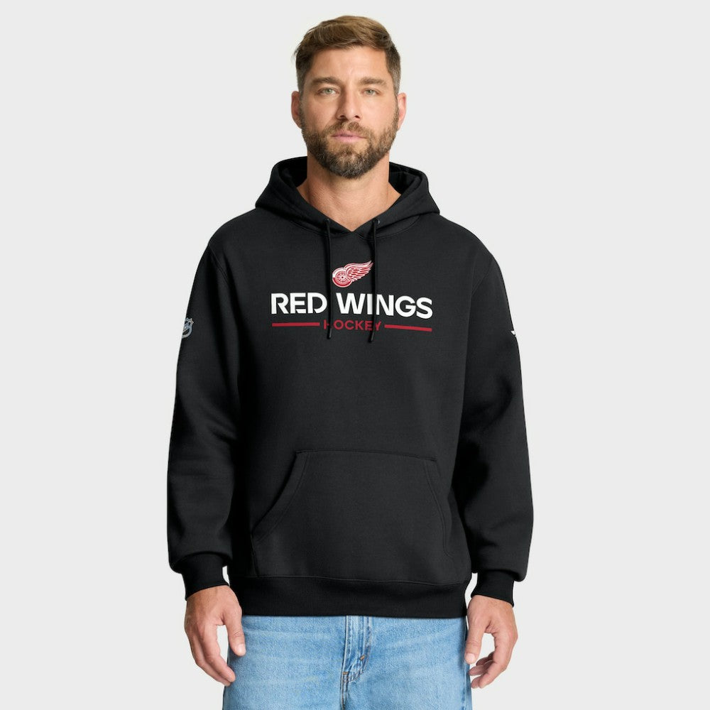 Detroit Red Wings Fanatics Authentic Pro Primary Hoodie - Black Hoodies