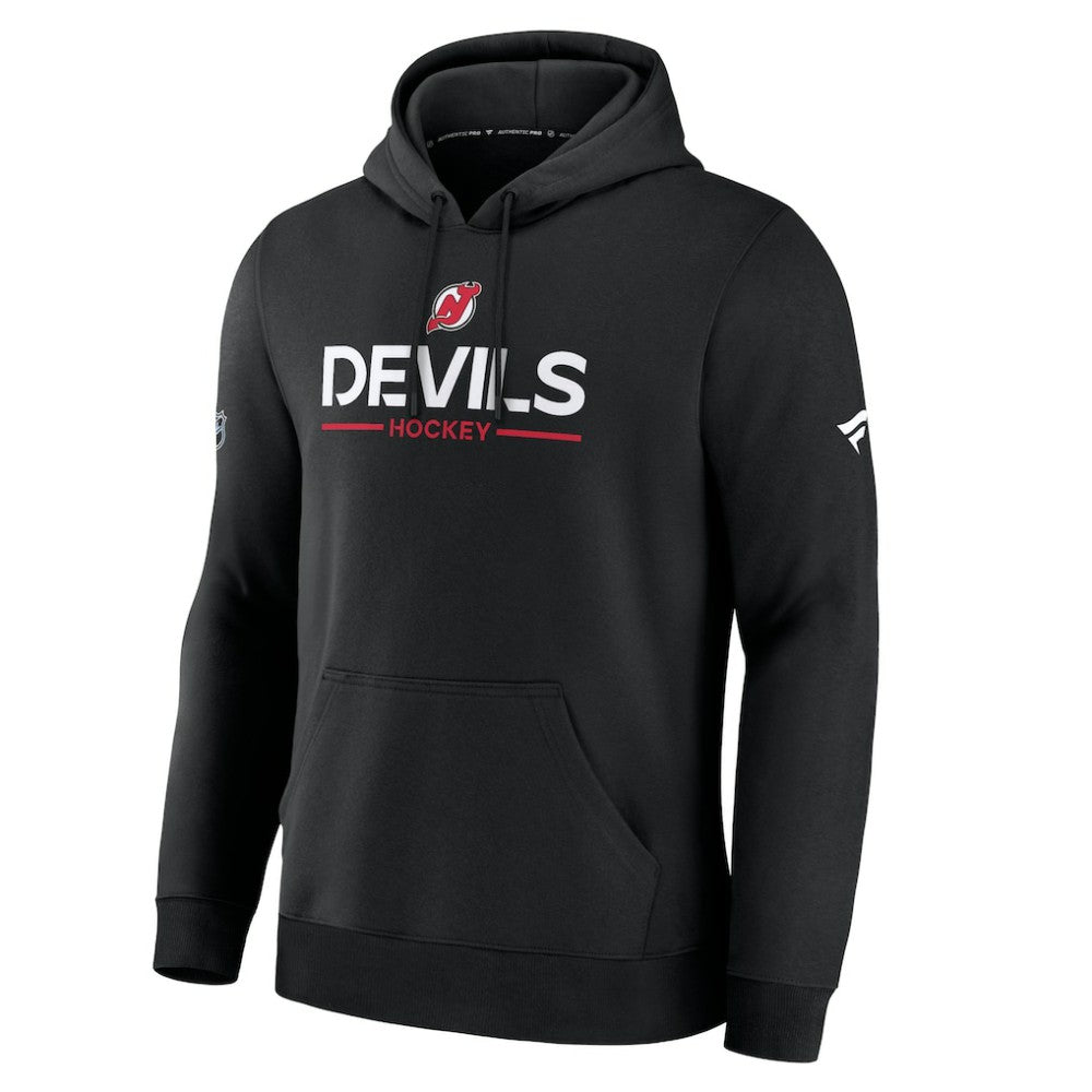 New Jersey Devils Fanatics Authentic Pro Primary Hoodie - Black Jerseys