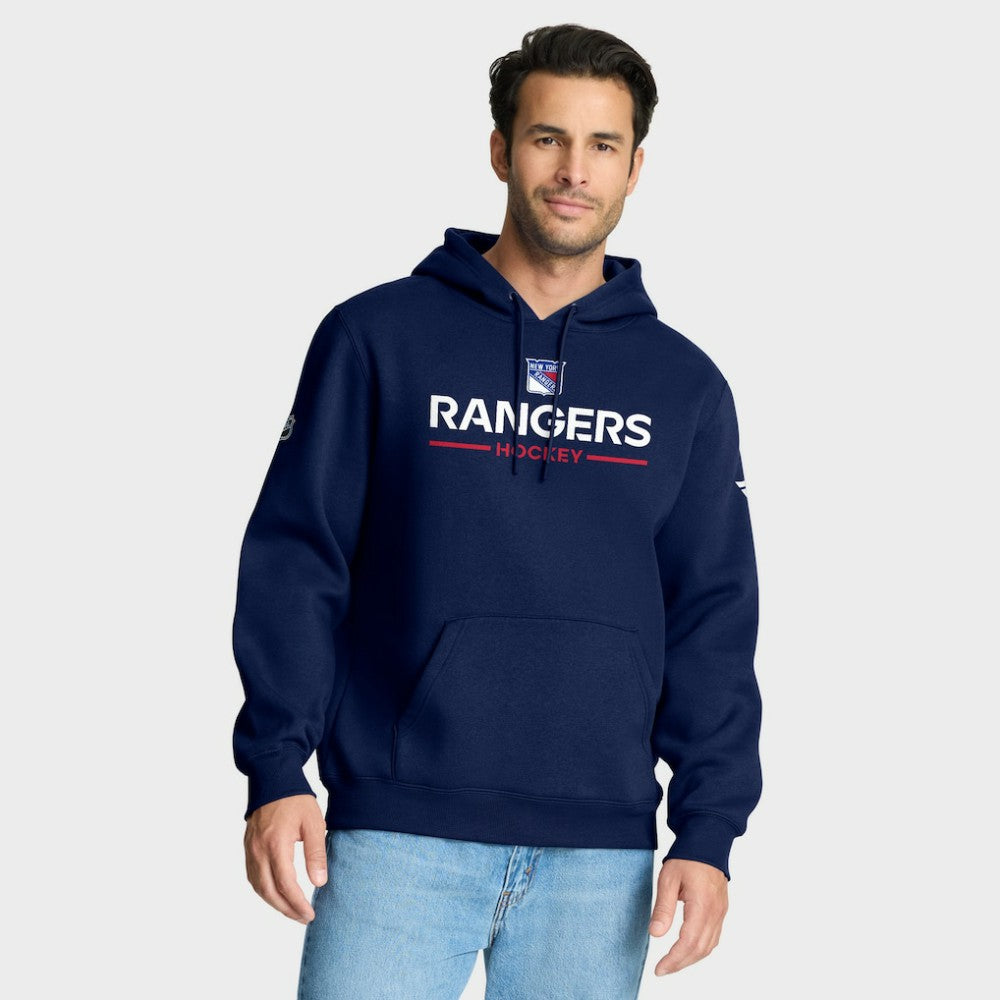 New York Rangers Fanatics Authentic Pro Primary Hoodie - Navy Hoodies