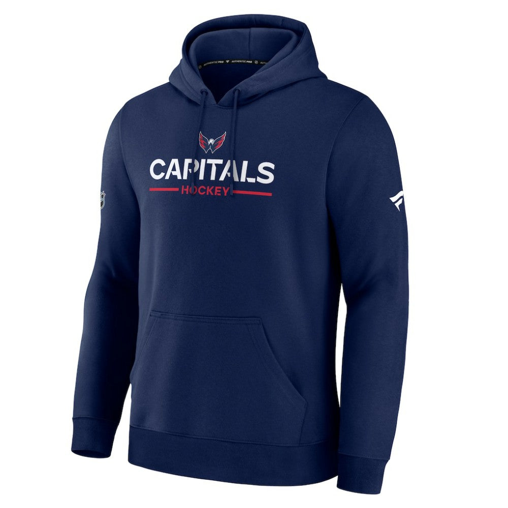 Washington Capitals Fanatics Authentic Pro Primary Hoodie - Navy Hoodies