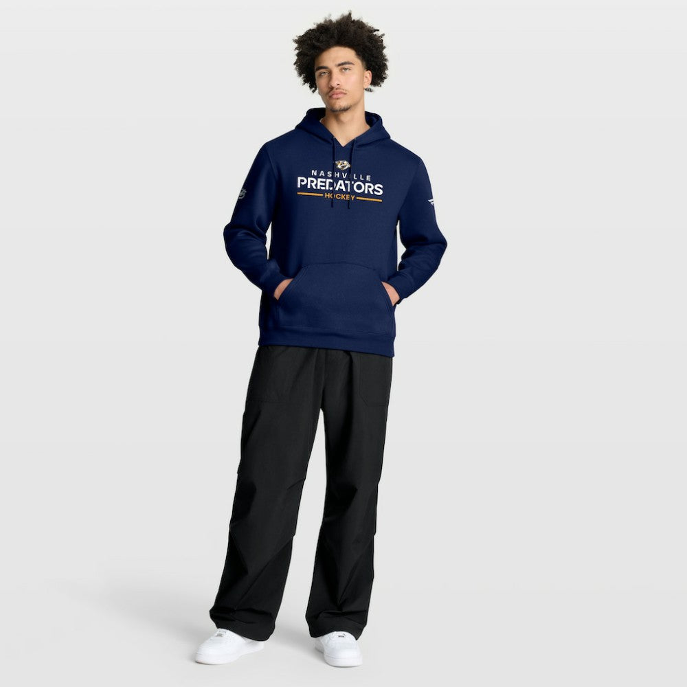 Nashville Predators Fanatics Authentic Pro Primary Hoodie - Navy Hoodies