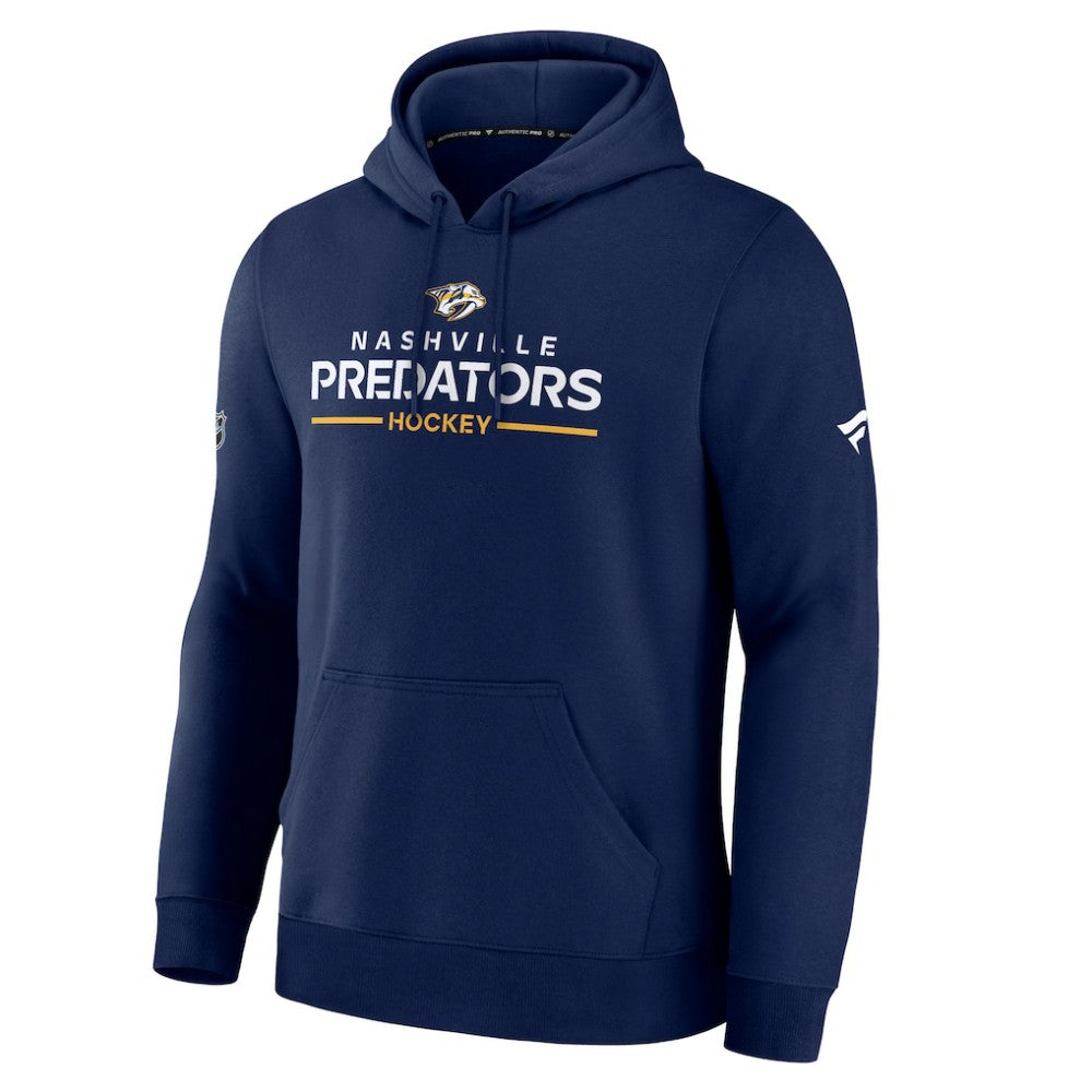 Nashville Predators Fanatics Authentic Pro Primary Hoodie - Navy Hoodies