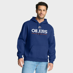 Edmonton Oilers Fanatics Authentic Pro Primary Hoodie - Royal Hoodies