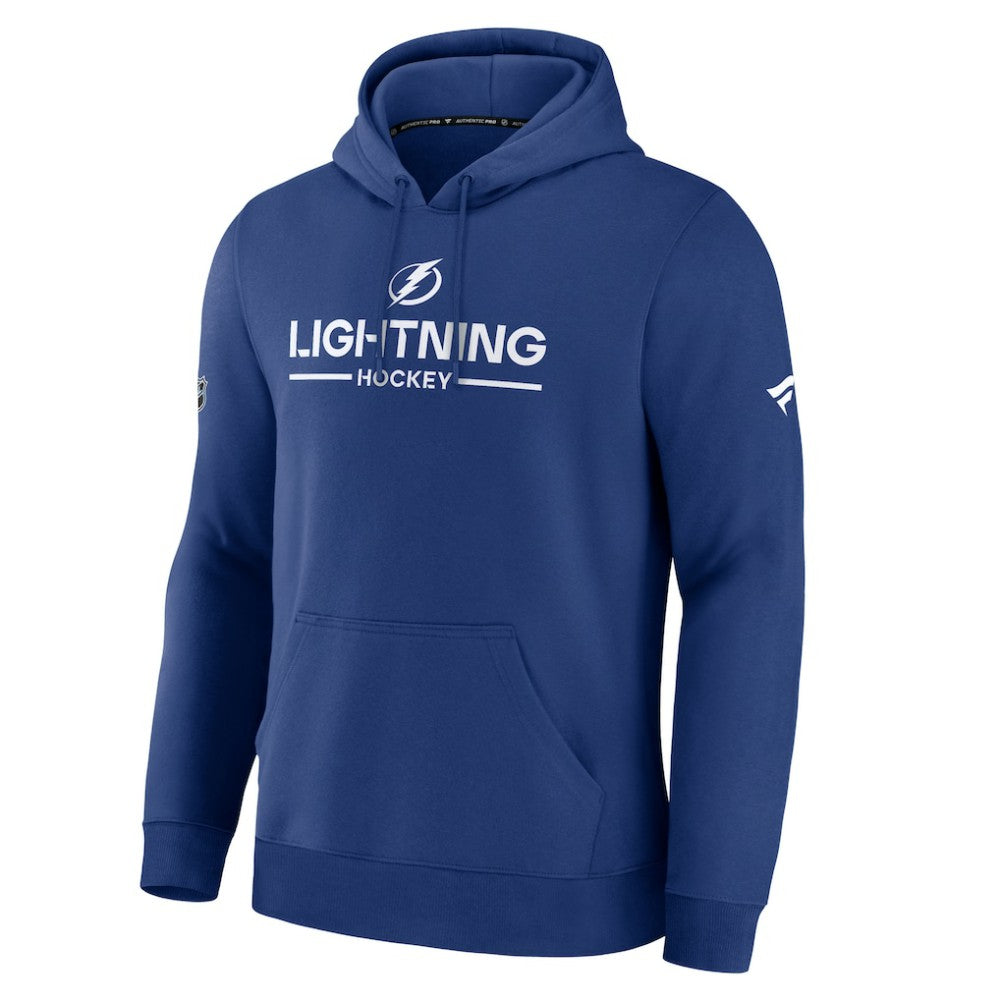 Tampa Bay Lightning Fanatics Authentic Pro Primary Hoodie - Blue Hoodies