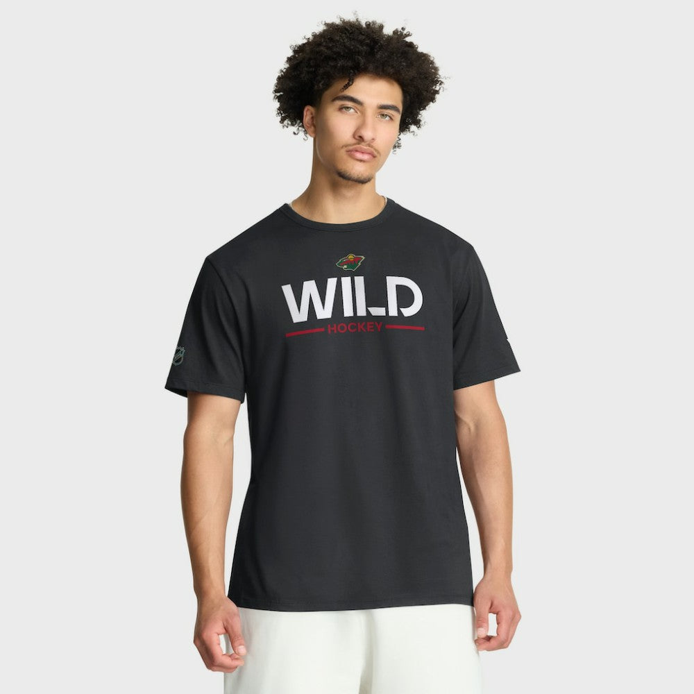 Minnesota Wild Fanatics Authentic Pro Primary T-Shirt - Black T-shirts