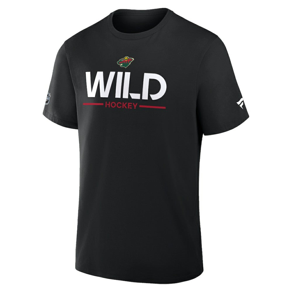 Minnesota Wild Fanatics Authentic Pro Primary T-Shirt - Black T-shirts
